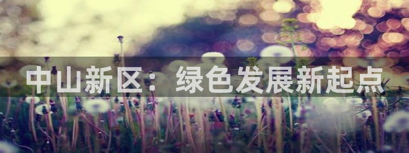 彩名堂app计划官方网站：中山新区：