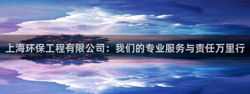 彩名堂最新计划下载地址：上海环保工程有限公司：我们的专业服务