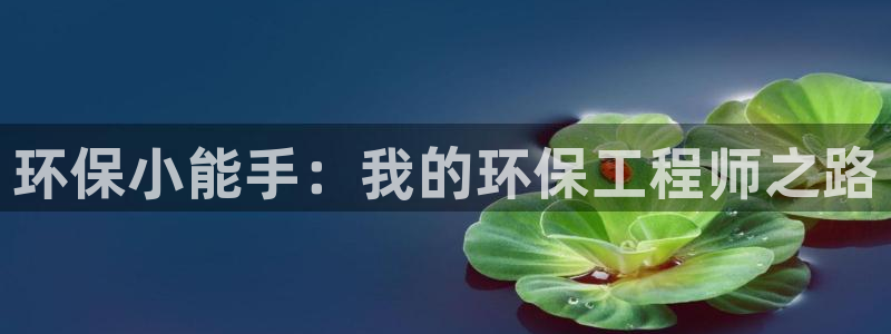 彩名堂免费计划官网怎么进不去了呢：环保小能手：我的环保工程师之路